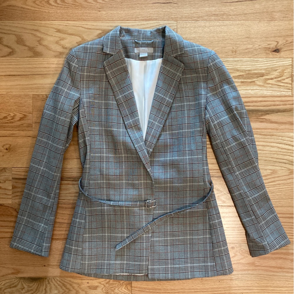 Plaid Blazer